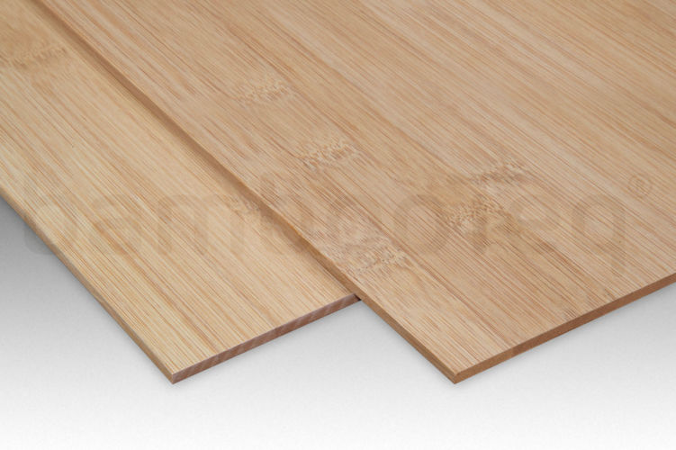 Bamboe plaat 5 mm plain-pressed 1 laags caramel 244 x 122 cm