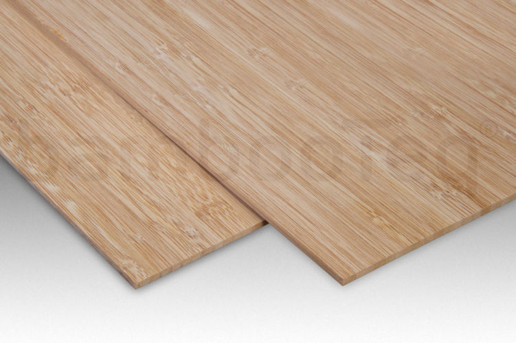 Bamboe plaat 3 mm side-pressed 1 laags caramel 244 x 122 cm